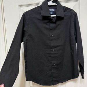 Chaps Black Button-Up Shirt XXS 4-5. Smoke and Pet Free Home!
